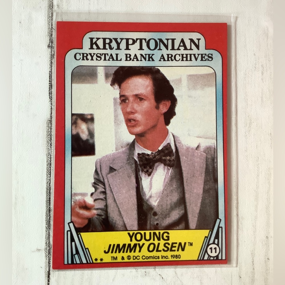 1980 Topps Superman II Jimmy Olson #11